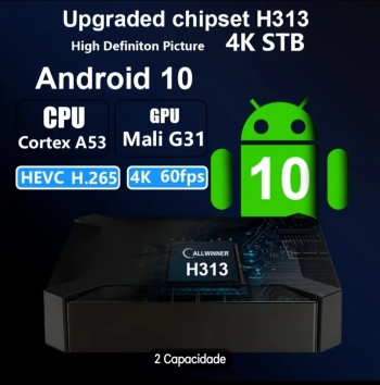 *Box Android TV 4K – Transforme Sua TV em Smart!