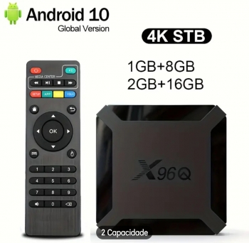 *Box Android TV 4K – Transforme Sua TV em Smart!